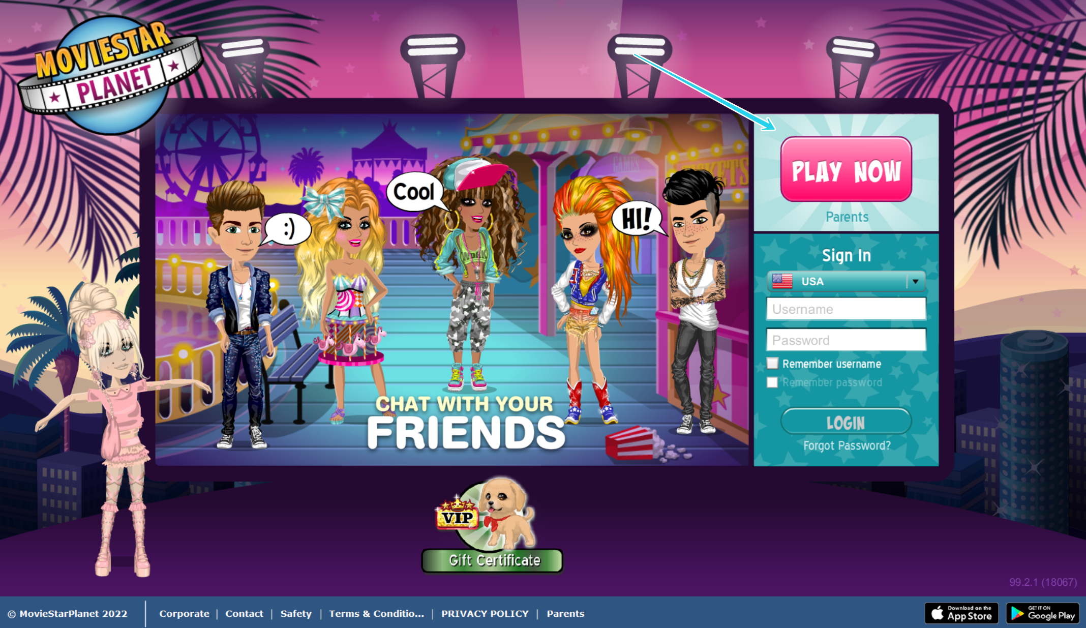 Chat with your friends. MSP. MSP 1. MSP game. MOVIESTARPLANET.