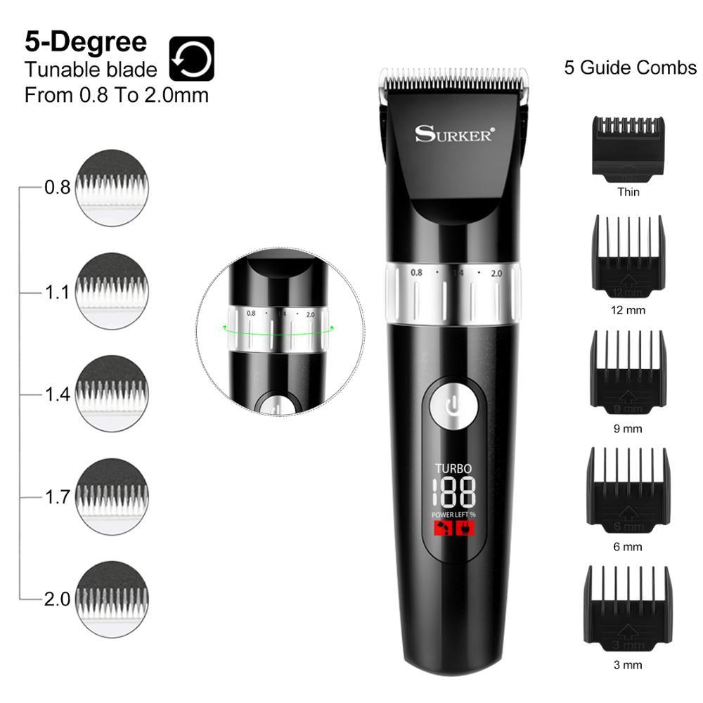 Surker Quality Professional Rechargeable Clipper