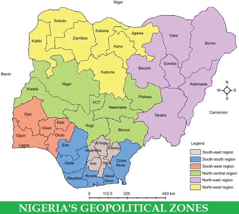 How many Geopolitical Zones are in Nigeria?