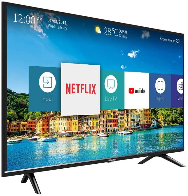 Hisense 43″ Full High Definition LED SMART TV With WiFi