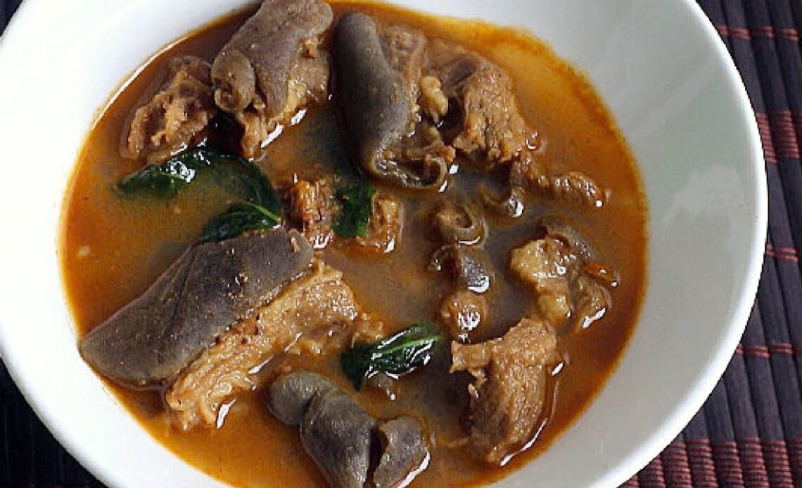 Pepper Soup With Goat Meat, Catfish or Chicken