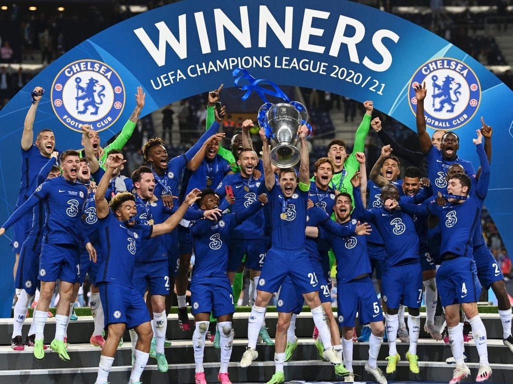 Chelsea UEFA Champions League Trophies