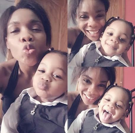 Kaffy shares cute photos with her daughter