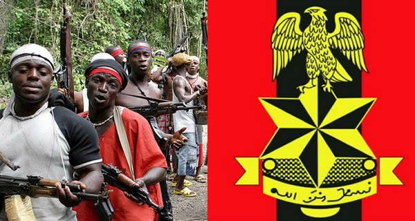 Gunmen, Nigerian Army Flag