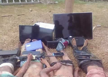 Corpse of Armed robbers impersonating SARS