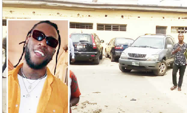 Burna Boy, Court premises where he was arraigned