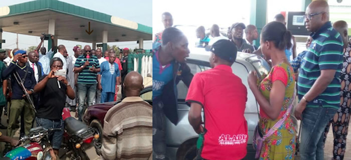 Fayose supervising sales of Petrol