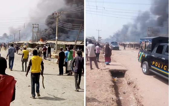 Scene of fight between Hausas and Gwari youths in Bwari, Abuja
