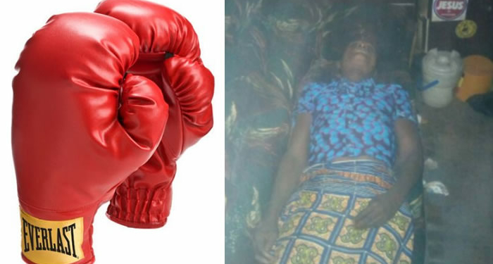 boxer beat wife to death on Christmas day