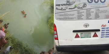 GUO Motors' bus plunged into river