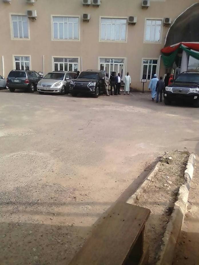 Photos from the hospital where Yusuf Buhari is receiving medical care after bike accident