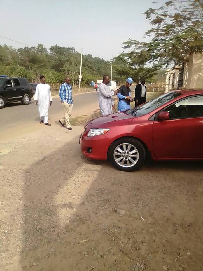 Photos from the hospital where Yusuf Buhari is receiving medical care after bike accident