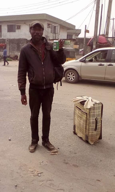 Photos/Video: Stranded UK-based Nigerian man on Christmas vacation roams the streets of Lagos 3 weeks after arrival
