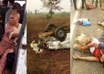 Accident along Benin-Agbor express road