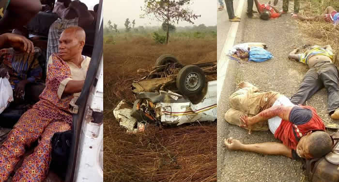 Accident along Benin-Agbor express road