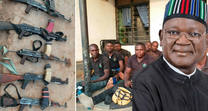 Smuel Ortom, Benue Sponsored Armed Miltias