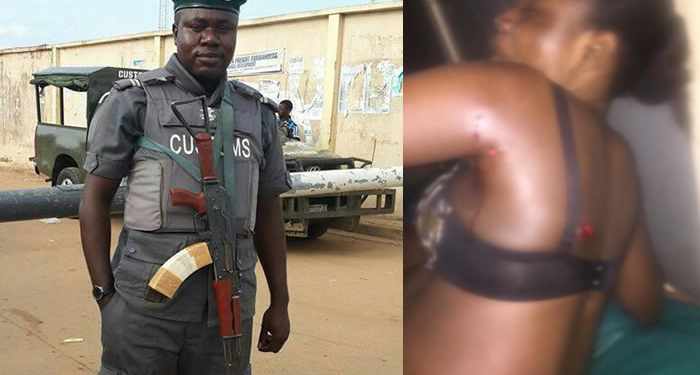 Customs Officers shoots pregnant woman