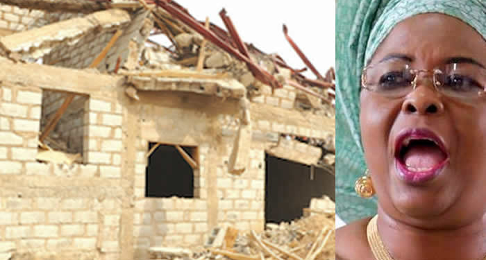 Patience Jonathan’s property demolished