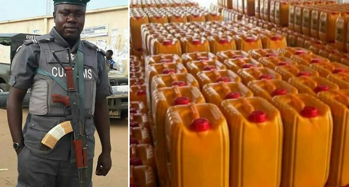 Customs seized 22,000 kegs of petrol