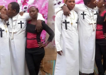 Prophet, Nabii Tito kissing his wife and housemaid