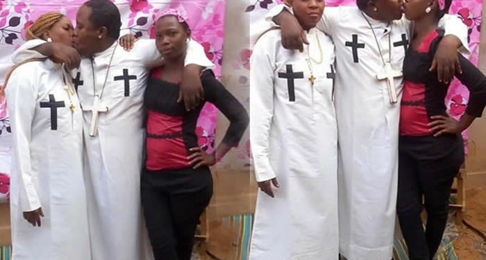 Prophet, Nabii Tito kissing his wife and housemaid