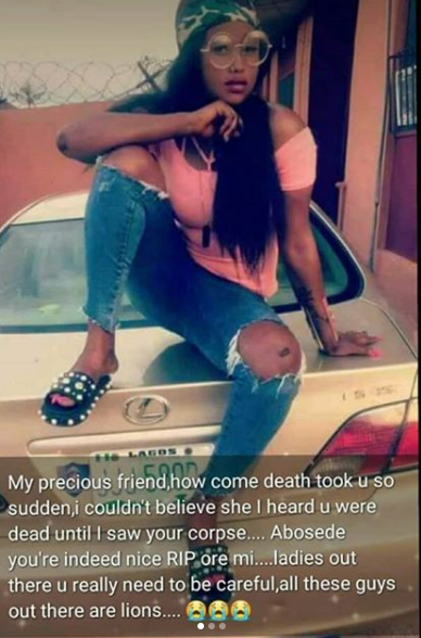 Trending story of a beautiful girl who died after she was allegedly used for rituals by a Yahoo guy