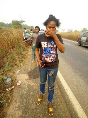 "So many people died but we came out by his grace"- Lady and her mother survives, others killed in fatal accident along Benin-Agbor road (photos)