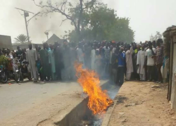 Jungle Justice: Mob set Motorcycle thief ablaze in Kebbi