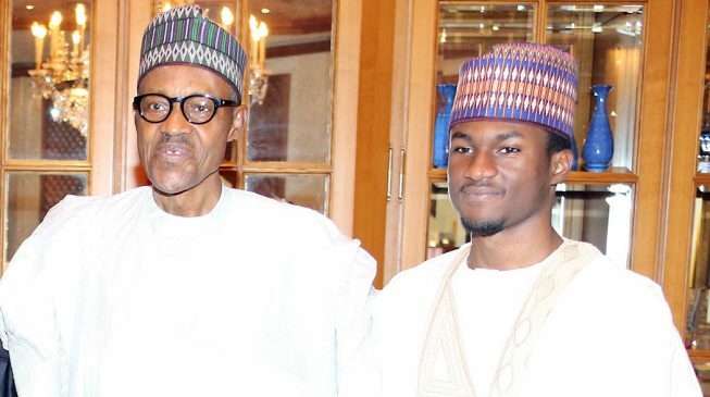 President Muhammadu Buhari and Son, Yusuf Buhari