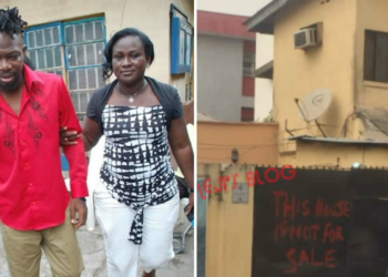 OJB with one of his Wife, His controversial house in Surulere, Lagos