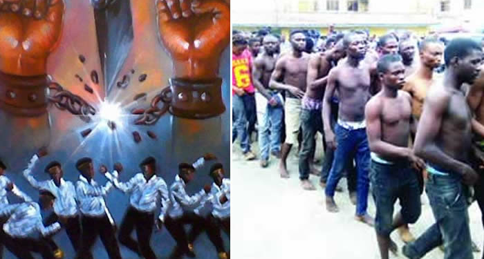 Aiye Confraternity members arrested during cult initiation