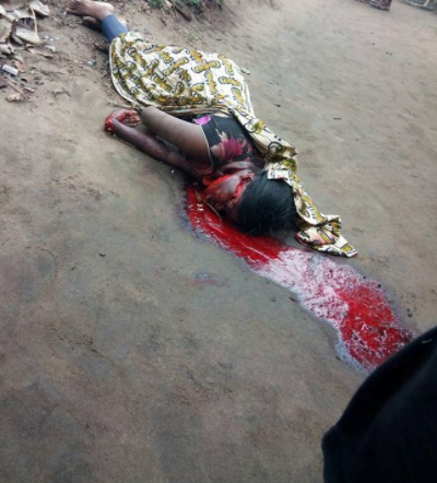 Graphic photos: Vulcanizer butchers wife in Mbiabam Ibiono, Akwa Ibom state