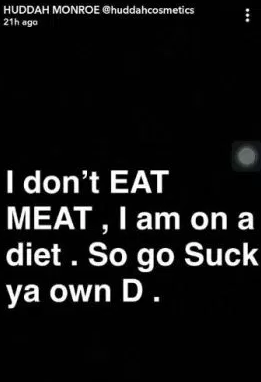 Huddah Monroe reveals she only f*cks kings and presidents. See her reason!