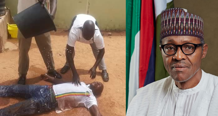 Collapsed Peace Corps Nigeria officer, President Muhammadu Buhari