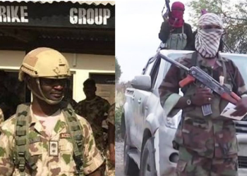 Late Lieutenant-Colonel AE Mamudu, killed in Sambisa Forest by Boko Haram members