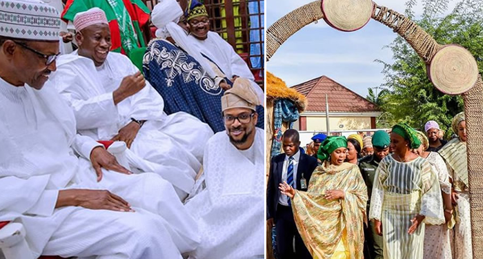 Fatima Ganduje and Idris Ajimobi's Wedding
