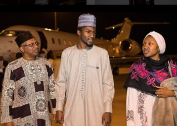 Yusuf Buhari received on arrival from further treatment in Germany