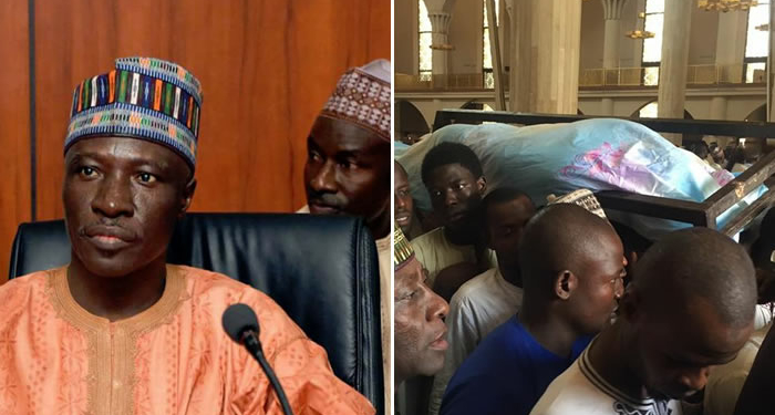 Late Senator Wakili's burial