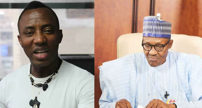 Sahara reporters publisher, Omoyele Sowore, President Muhammadu Buhari