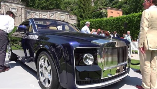 Aww...Sujimoto plans to give his wife the most expensive car ever built, a Rolls Royce Sweptail at a price of nearly $13 million