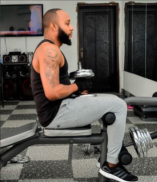 Body Goals: Kcee shares cool new photos at the gym