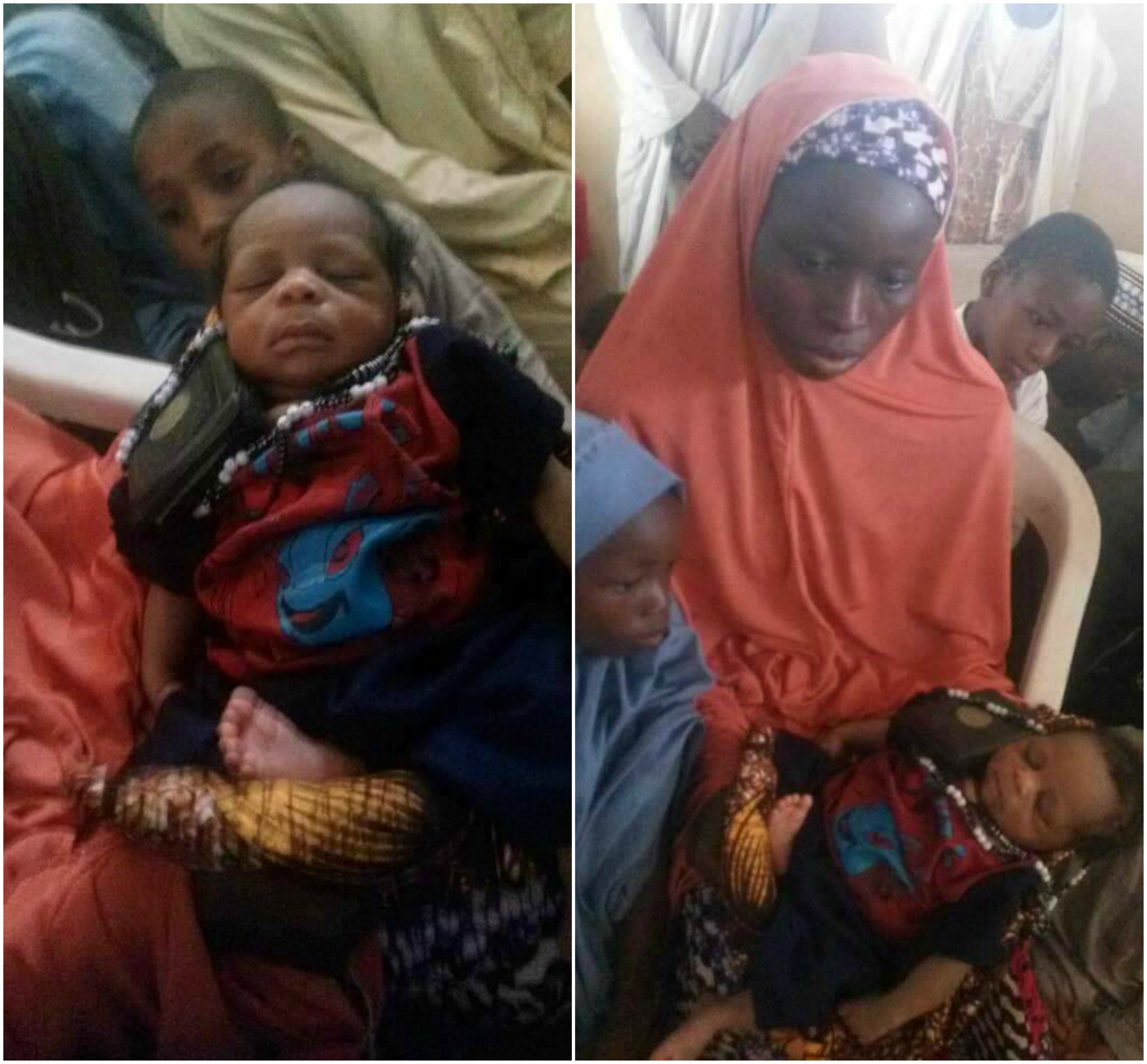 Photos of a baby allegedly born with a Quaran, prayerbeads in Bauchi