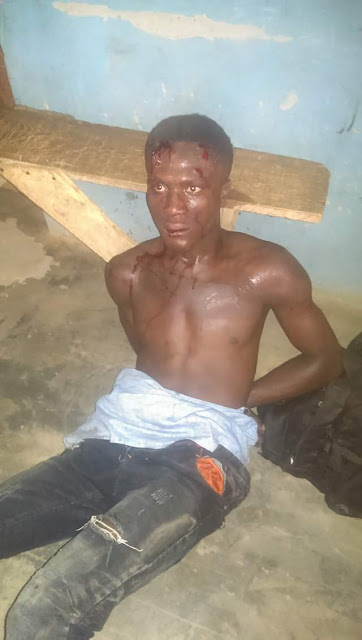 Photos: Luck runs out on suspected phone snatchers terrorising residents of Abuja communities