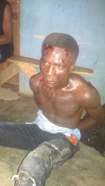 Photos: Luck runs out on suspected phone snatchers terrorising residents of Abuja communities