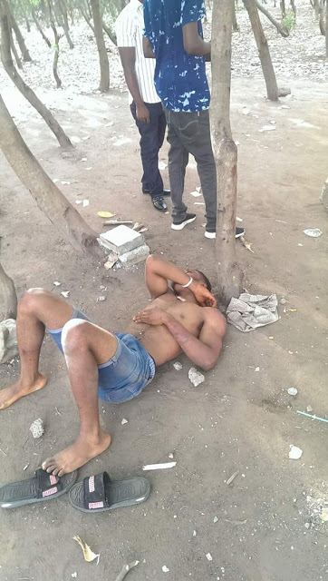 Photos: Luck runs out on suspected phone snatchers terrorising residents of Abuja communities