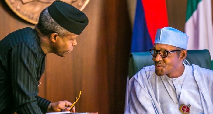 President Muhammed Buhari, Vice President Yemi Osinbajo
