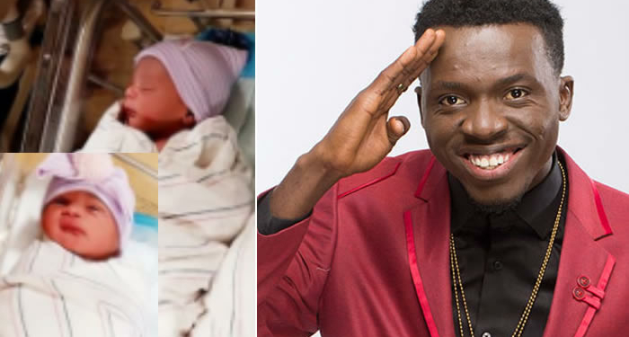 Comedian Akpororo and his twin babies