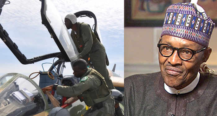 Nigeria Air force' Fighter Jet, President Muhammadu Buhari