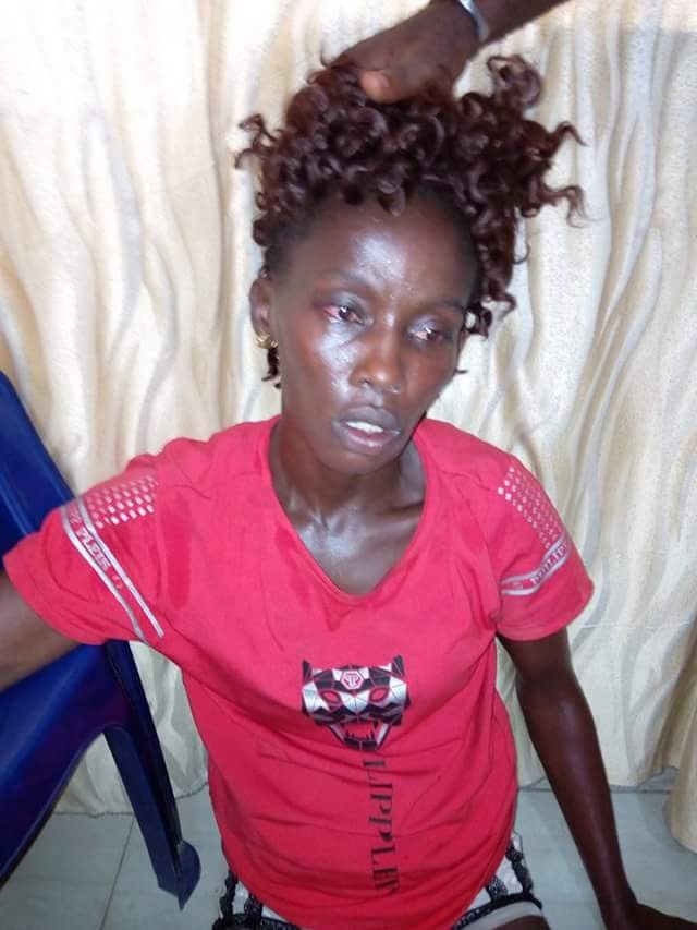 Two suspected female thieves apprehended, beaten to pulp and almost set ablaze in Onitsha (photos)