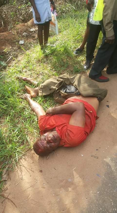  Motorcyclist, passenger killed in auto crash in Anambra ( graphic photos)